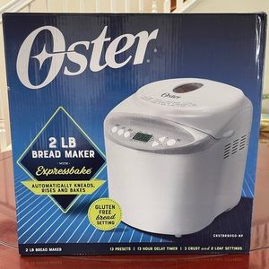 Oster® Expressbake 2LB Bread Maker with Gluten-Free Setting in White
